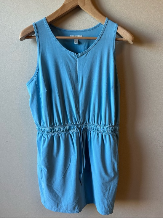 FLX Pants - Women’s FLX Blue Drawstring Waist Romper